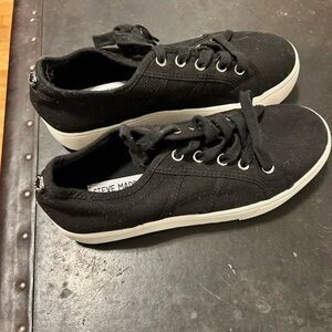 Steve Madden Black Platform Sneakers